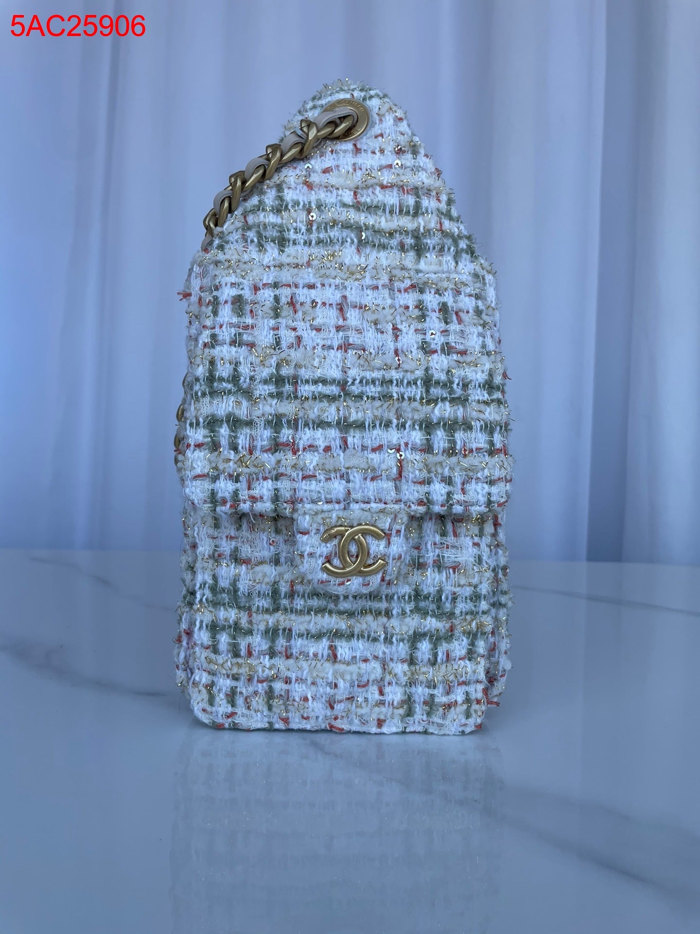 Chanel Tweed Small and Medium Chanel 25 Handbag