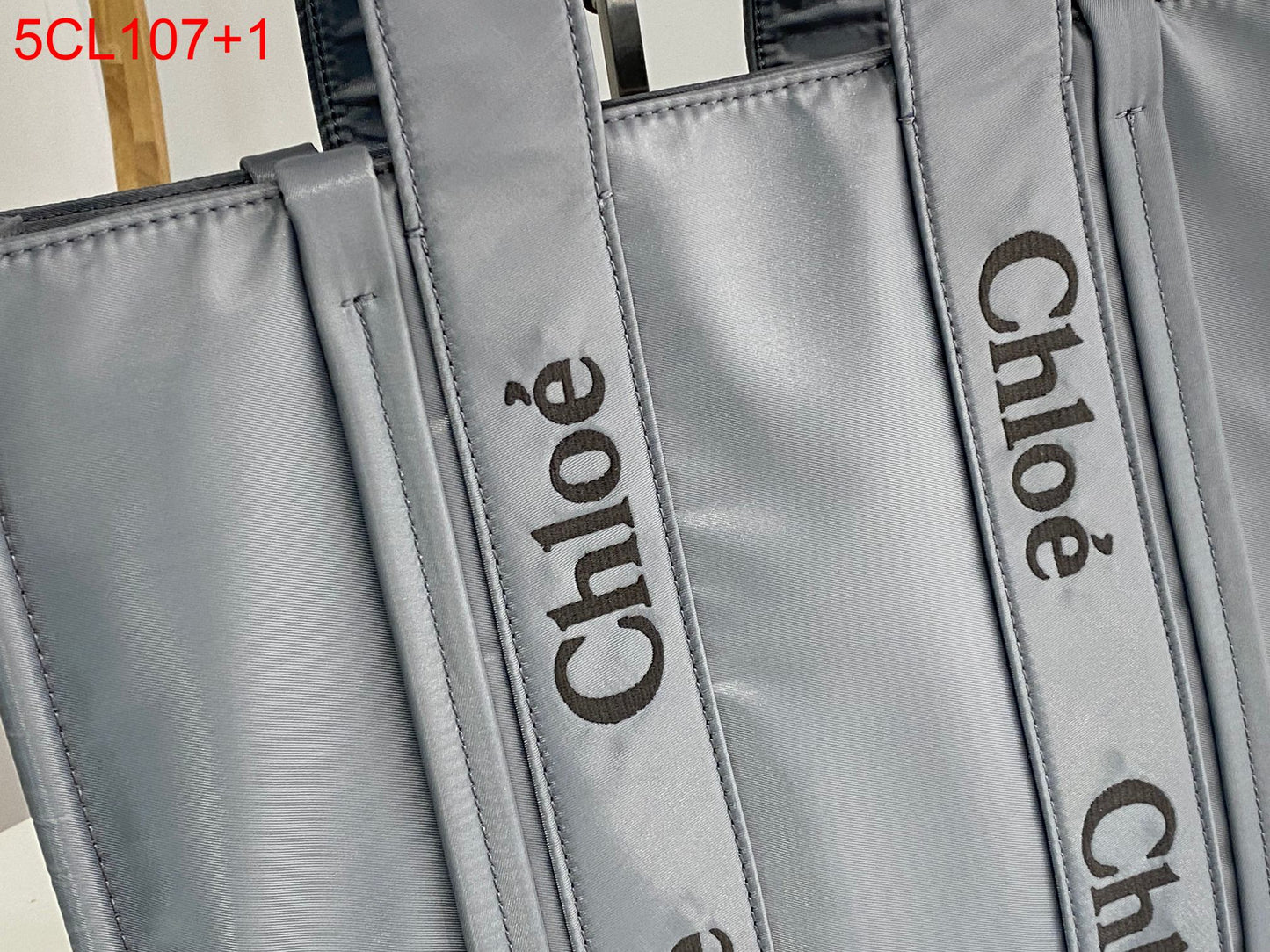 Chloe Large Woody Nylon bag