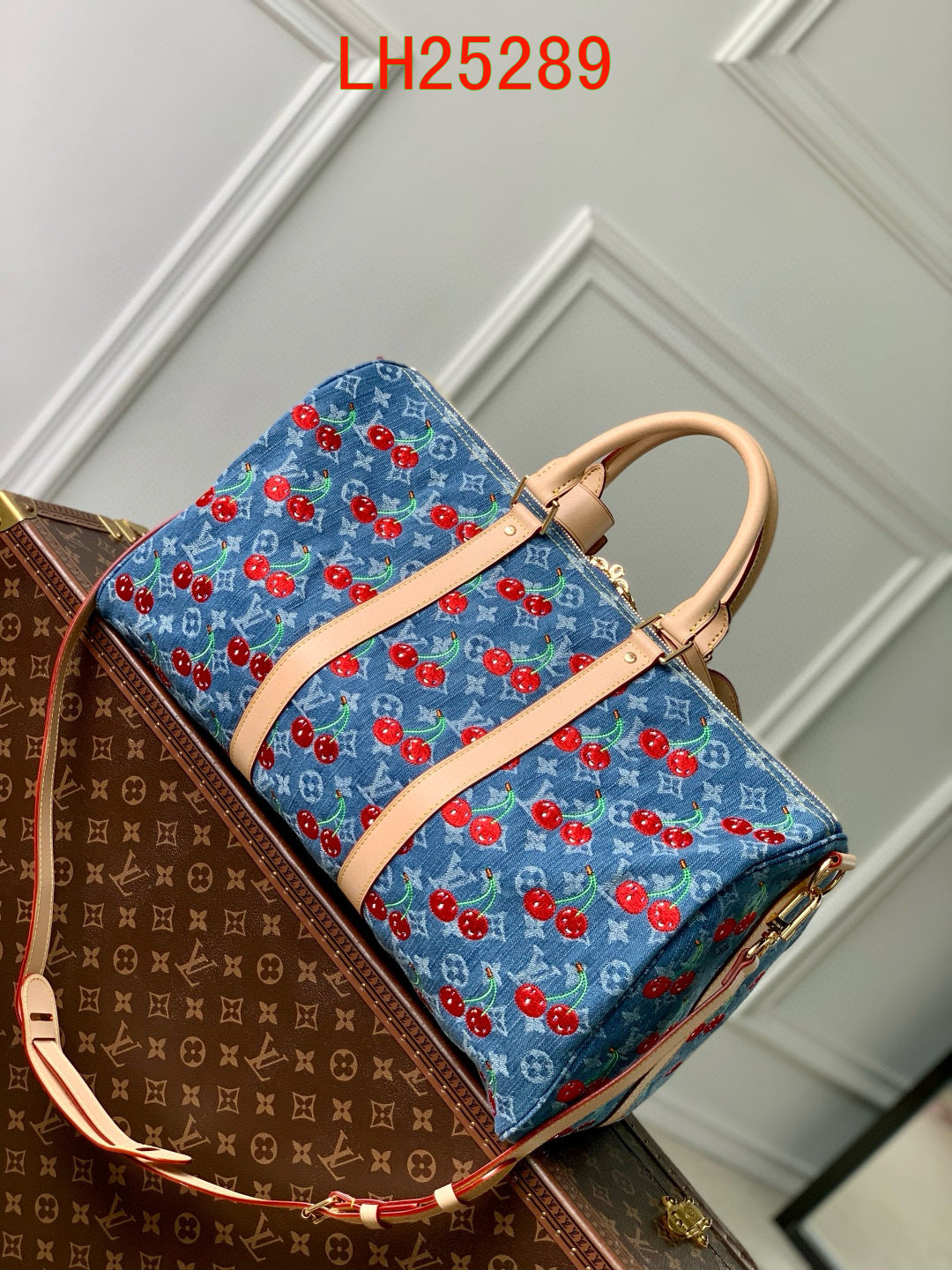 Louis Vuitton denim LV x TM Keepall Bandoulière 45