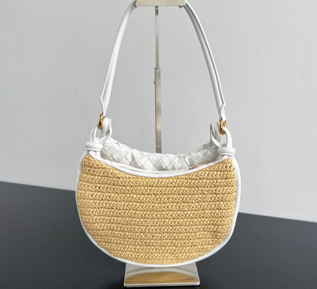 Bottega Veneta Moon Straw bag
