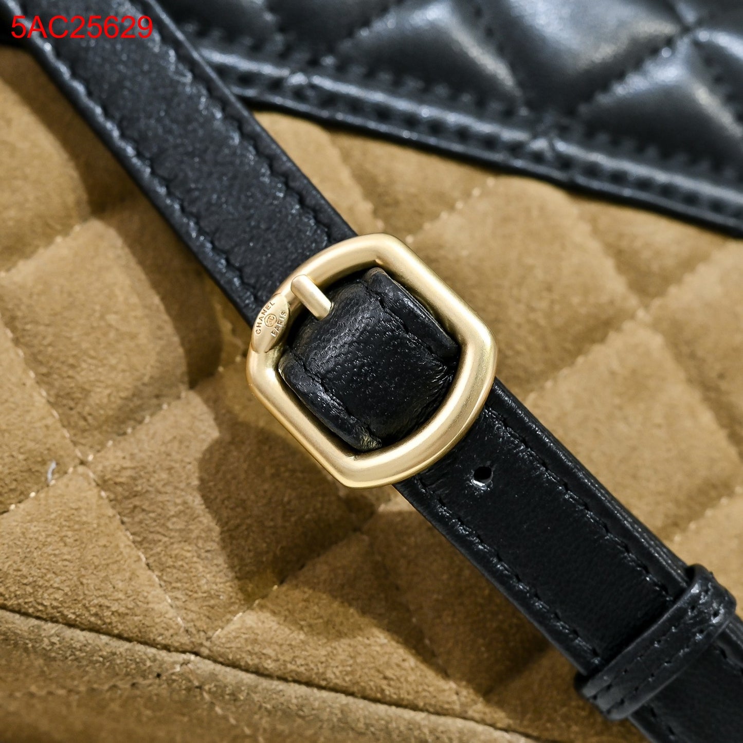 Chanel 25A suede bag