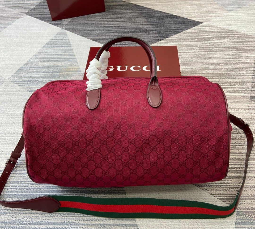 Gucci Medium Duffle bag Rosso Ancora