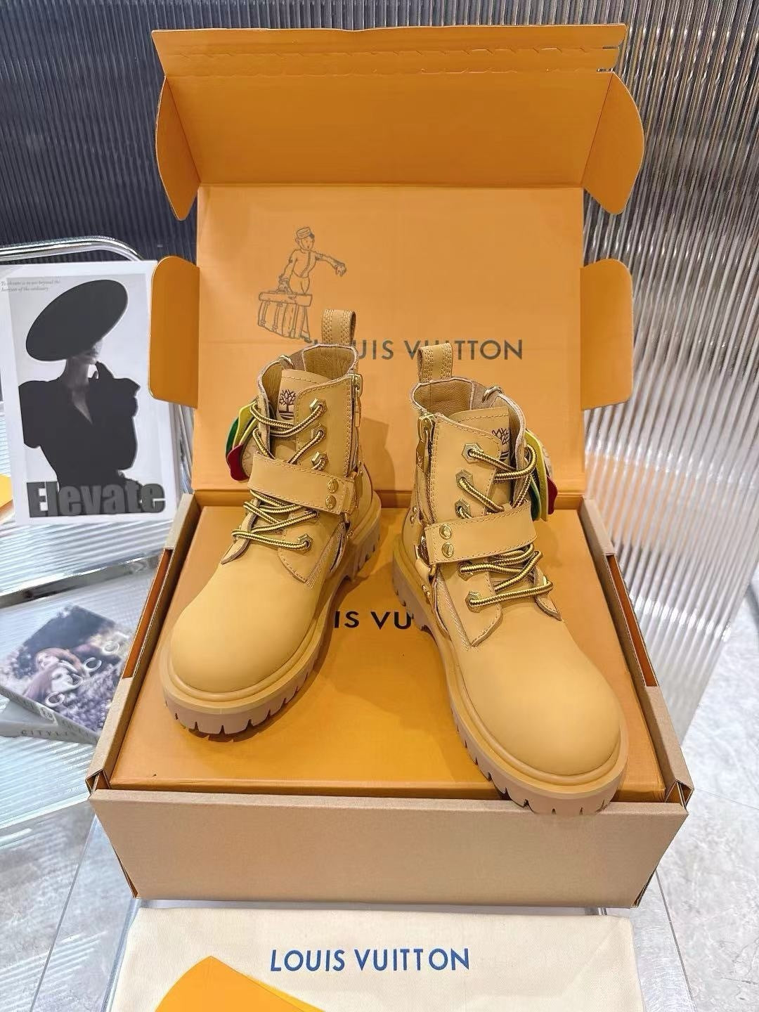 Louis Vuitton x Timberland Boots