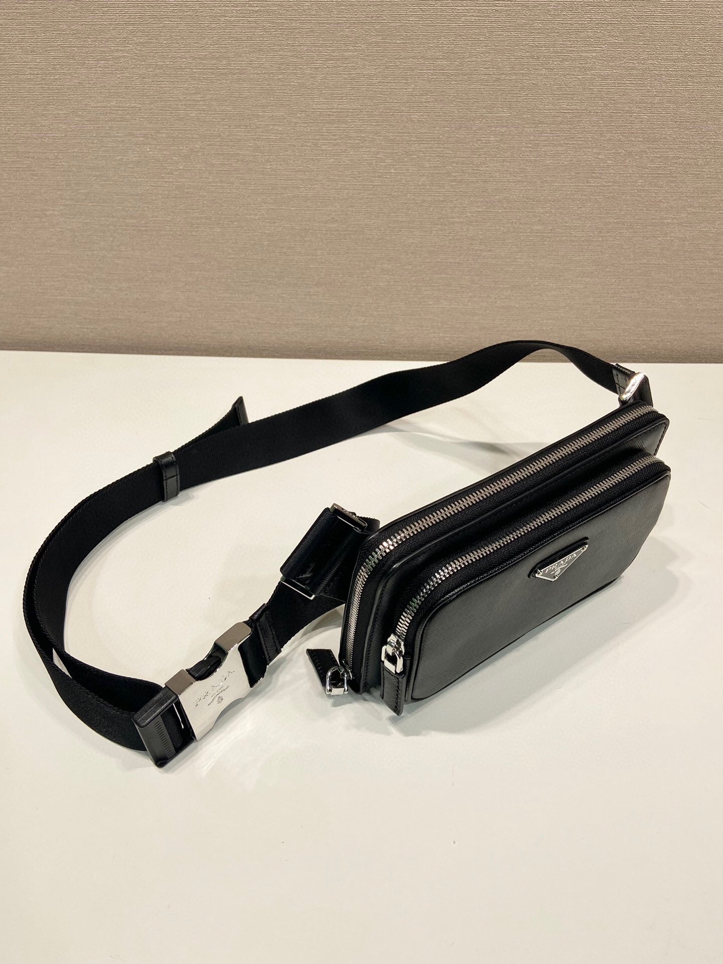 Prada Saffiano leather belt bag