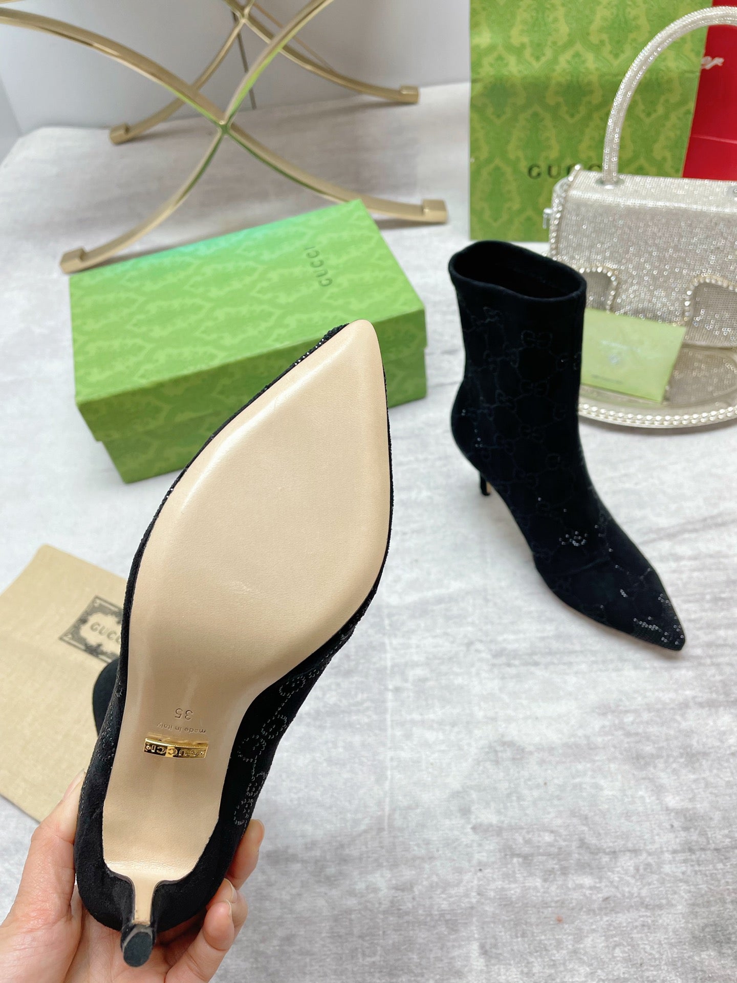 Gucci Heels Boots