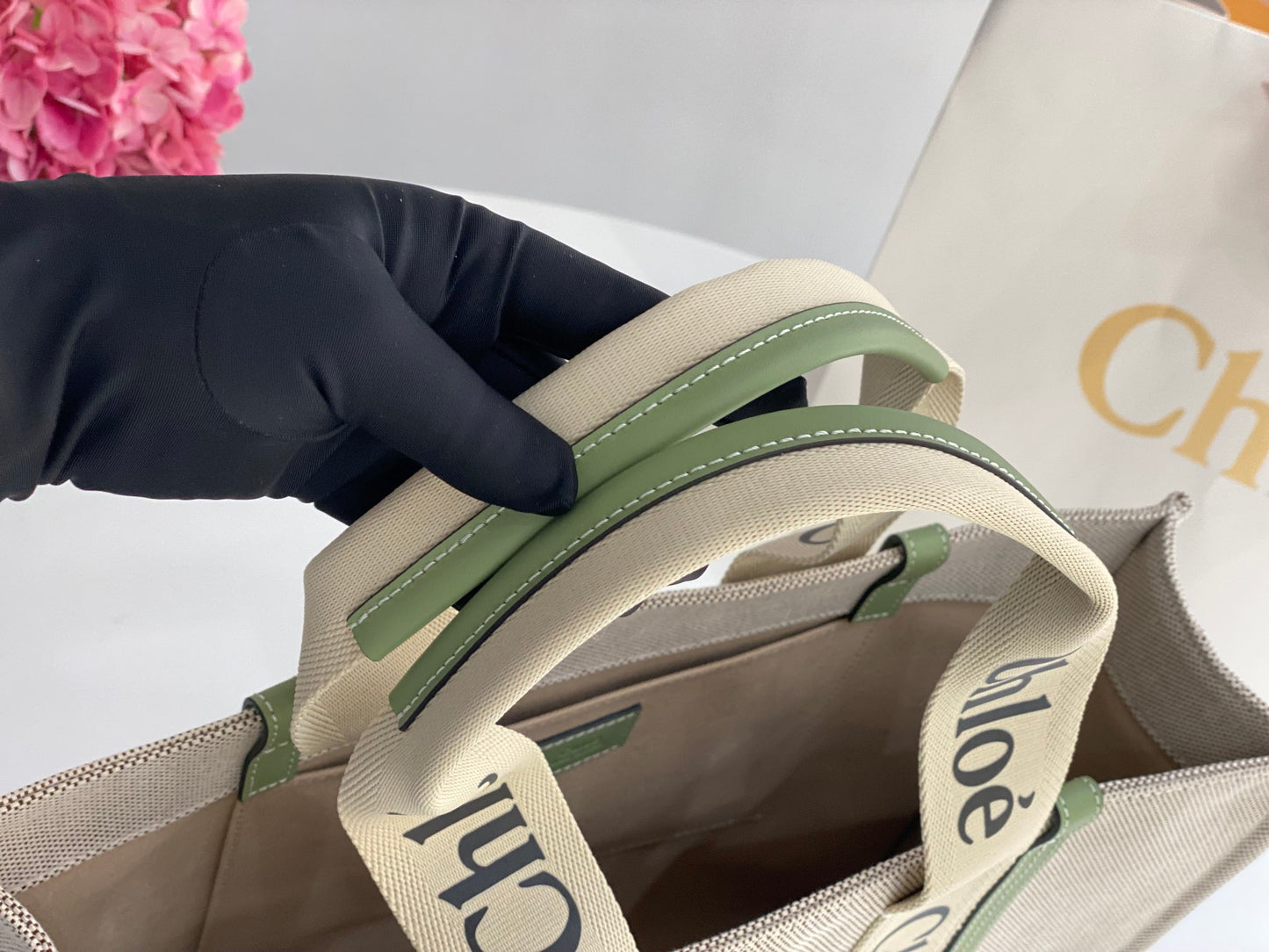 Chloe Woody Tote Bag