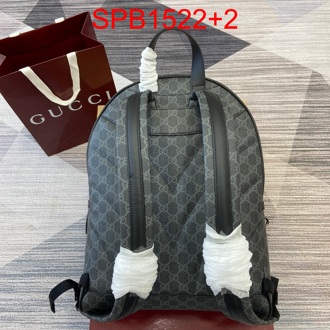 Gucci GG Emblem medium backpack