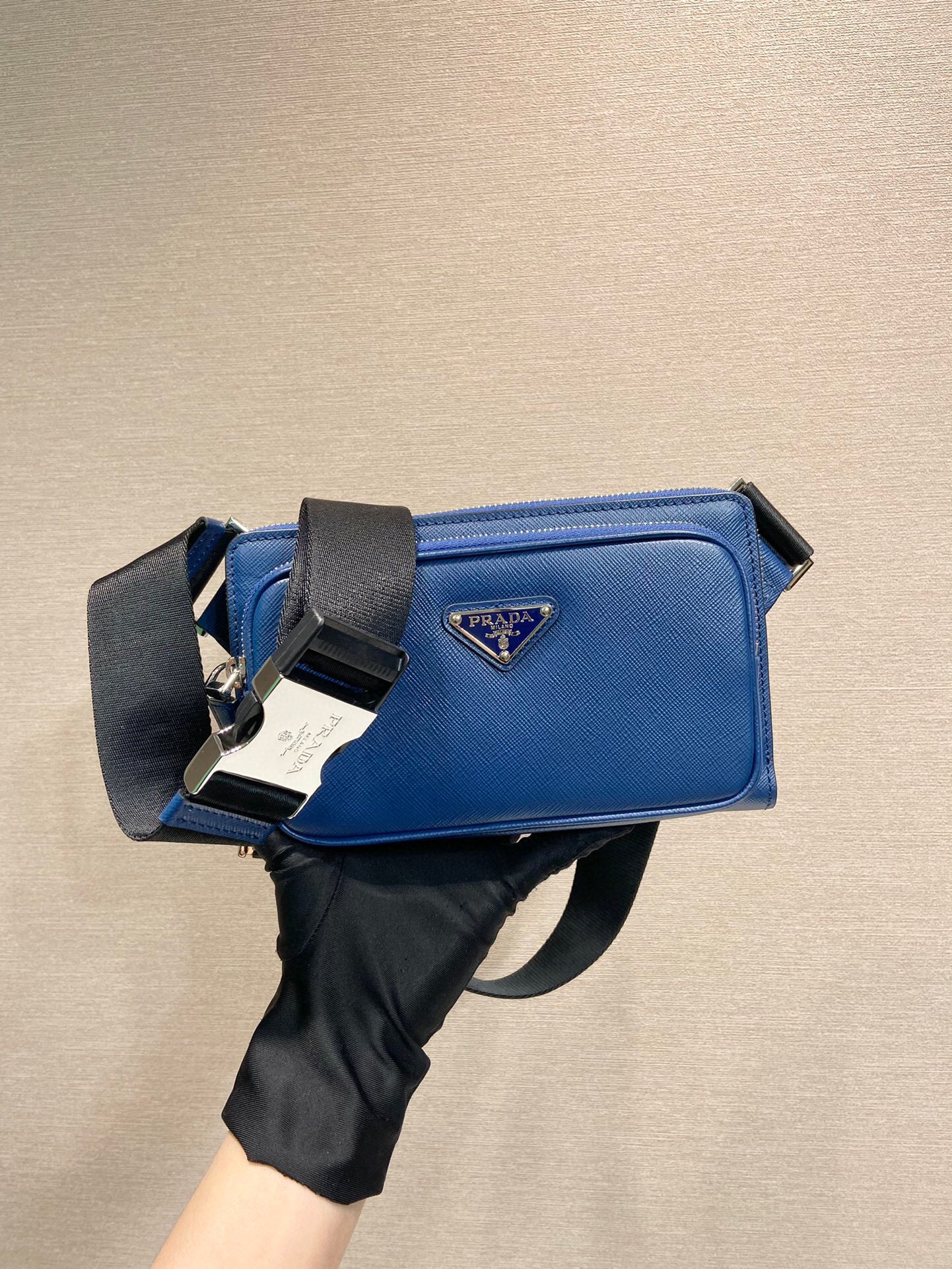 Prada Saffiano leather belt bag