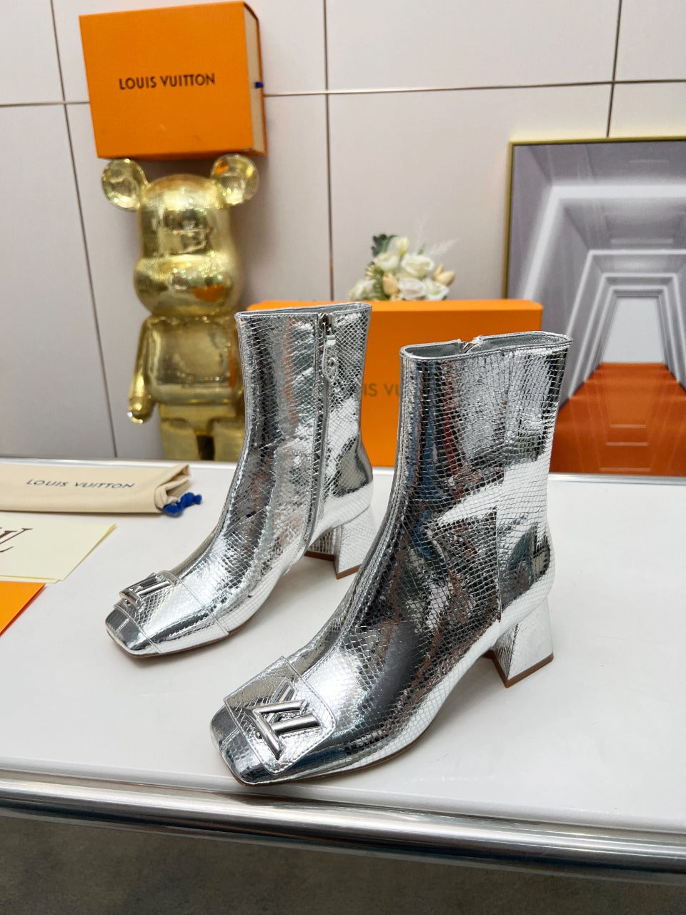 Louis Vuitton High Heel Boots