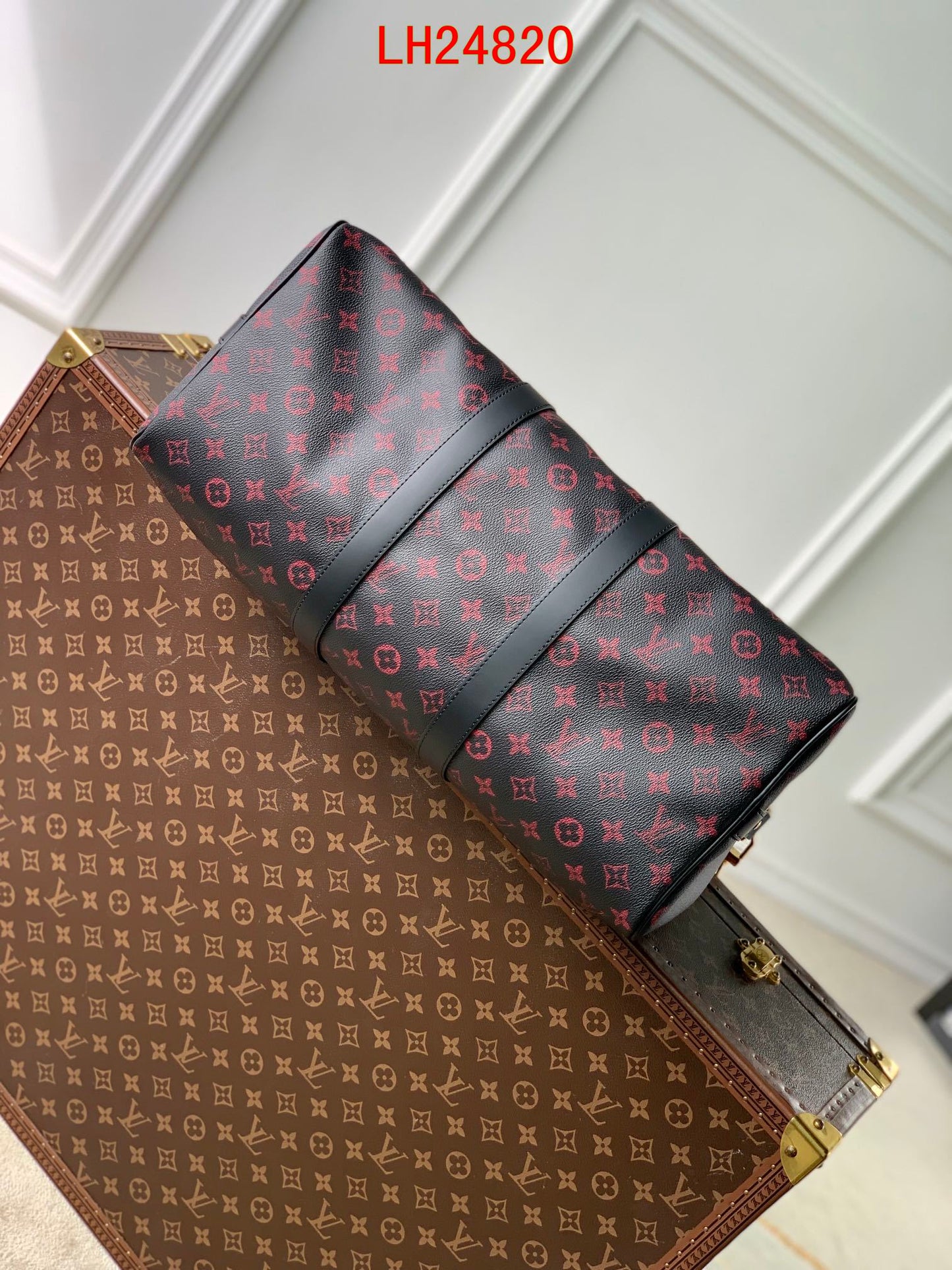 Louis Vuitton Keepall Bandoulière Tomette Canvas 45