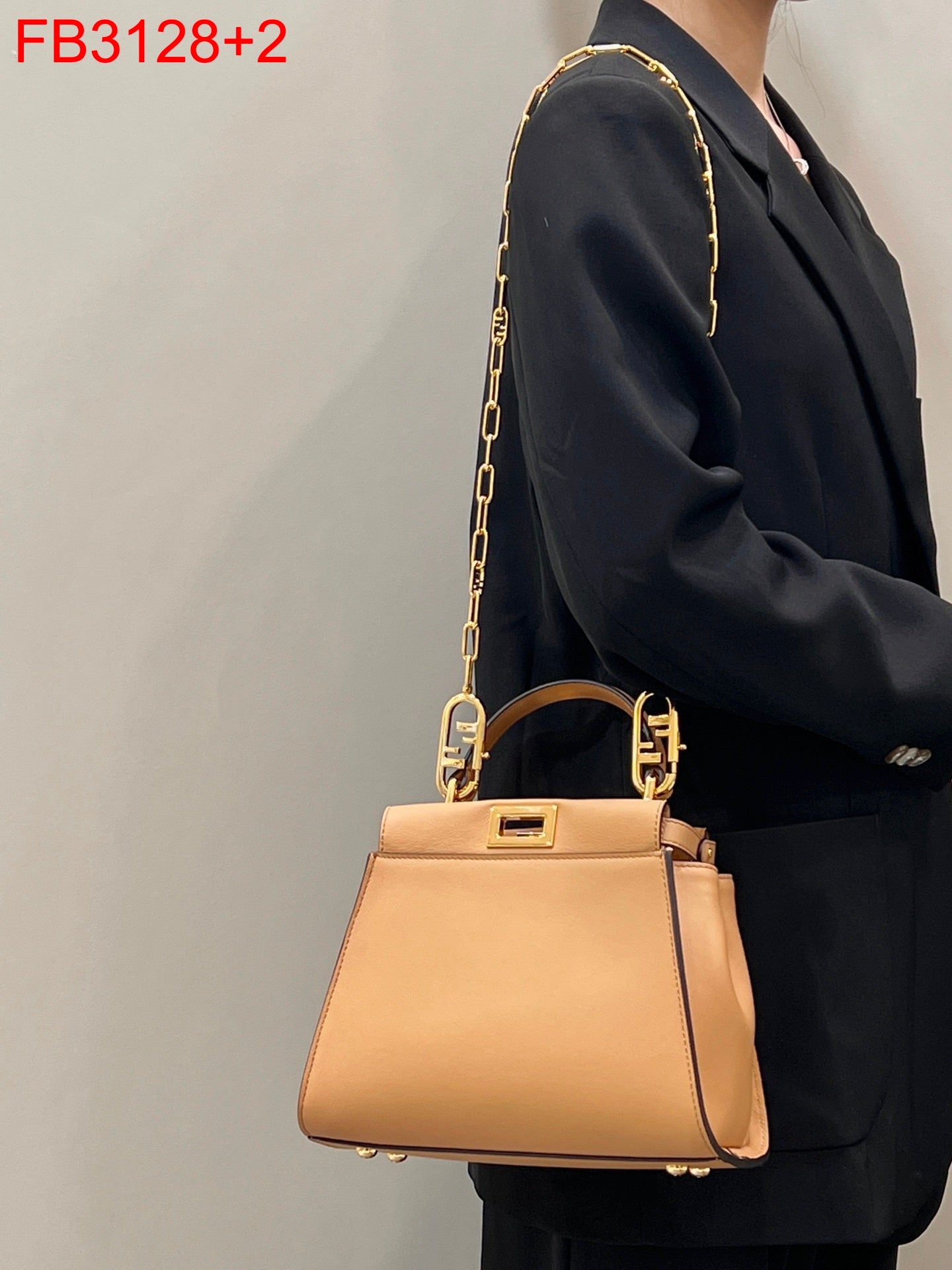 Fendi Peekaboo Leather Bag