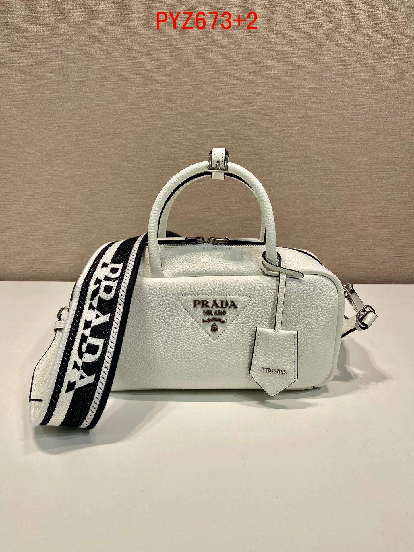 Prada Leather top-handle bag