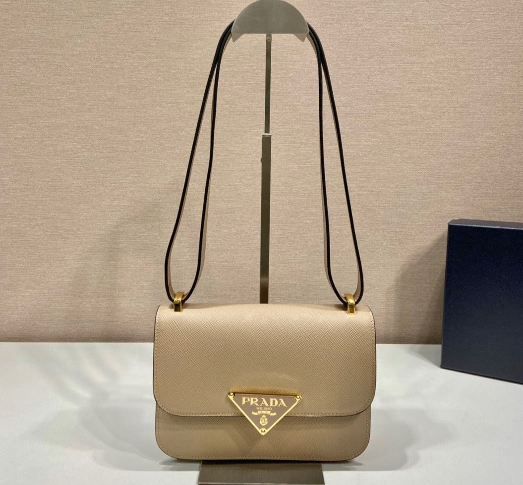 Prada Emblème Saffiano shoulder bag