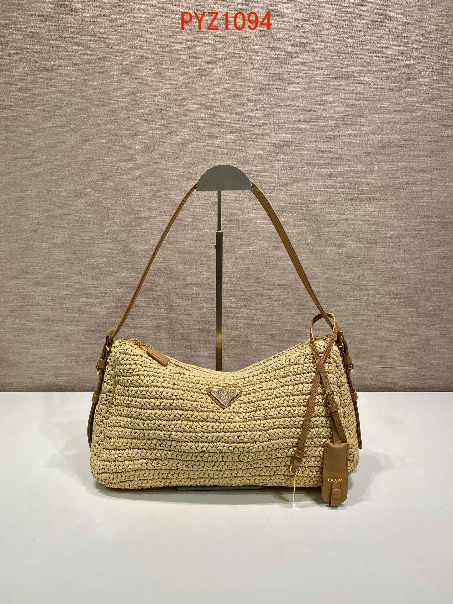 Prada Prada Aimée Medium crochet and leather bag