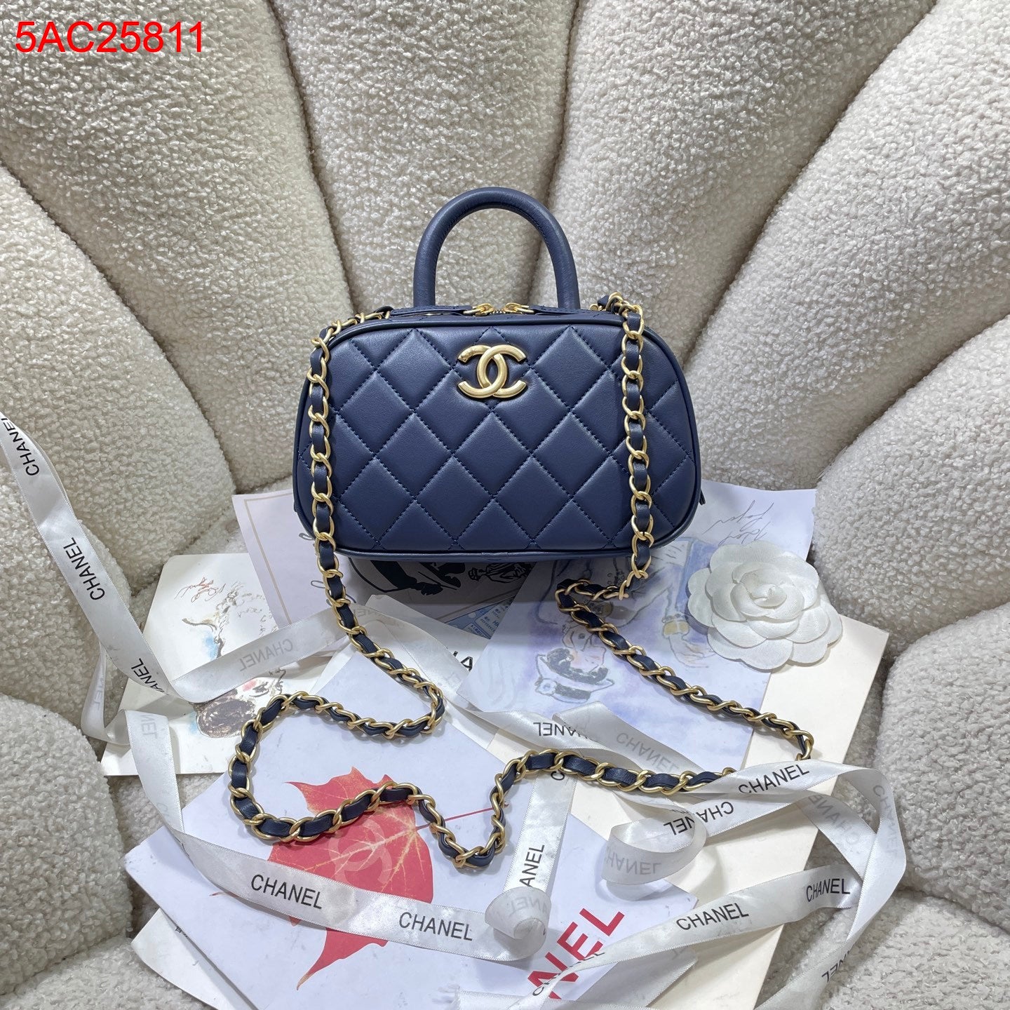 Chanel Leather Mini Bowling bag