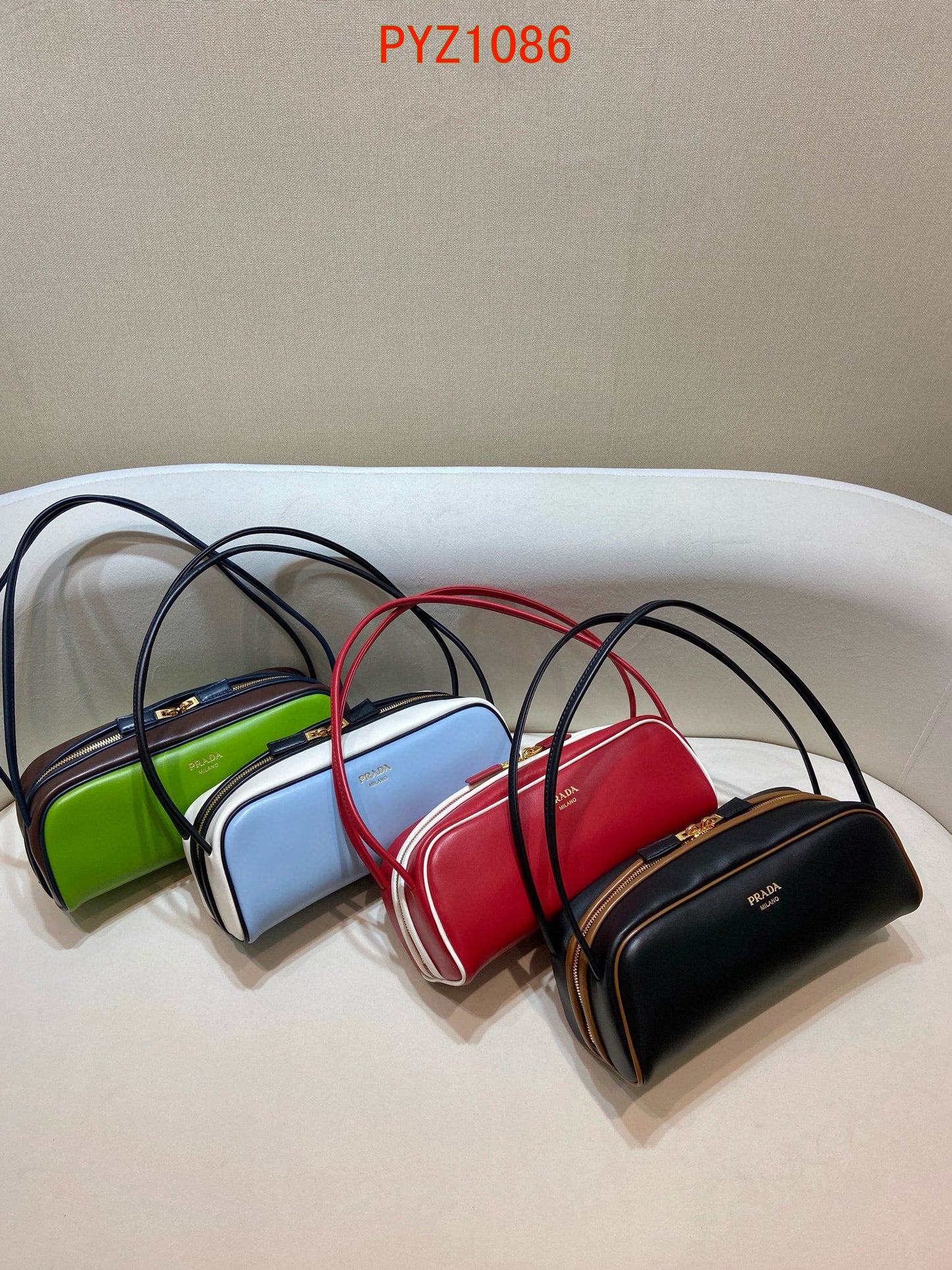 Prada Swing smooth leather shoulder bag
