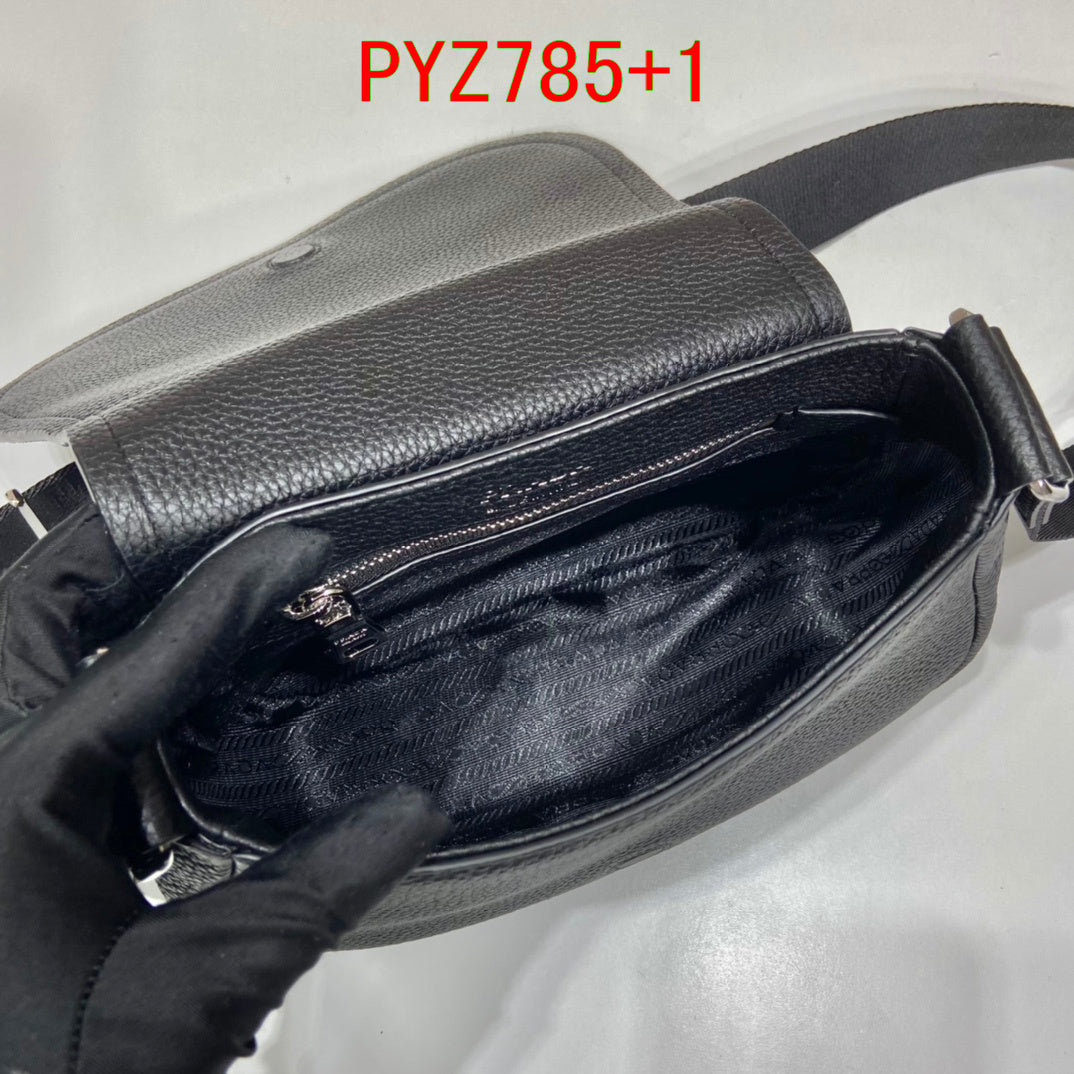 Prada leather shoulder bag