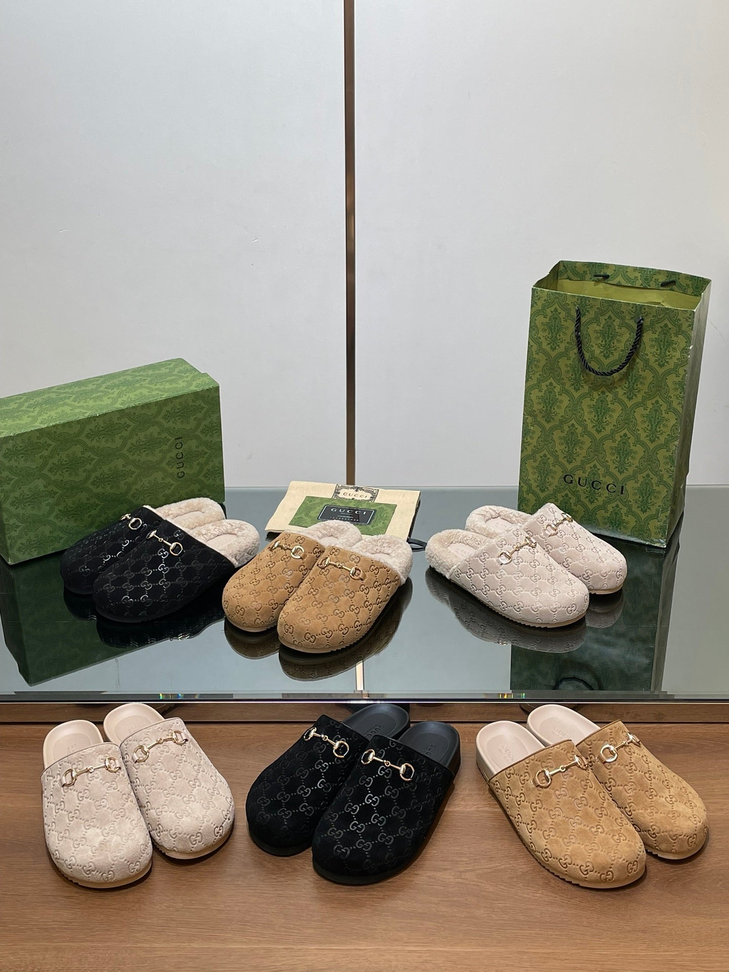 Gucci Suede Slippers
