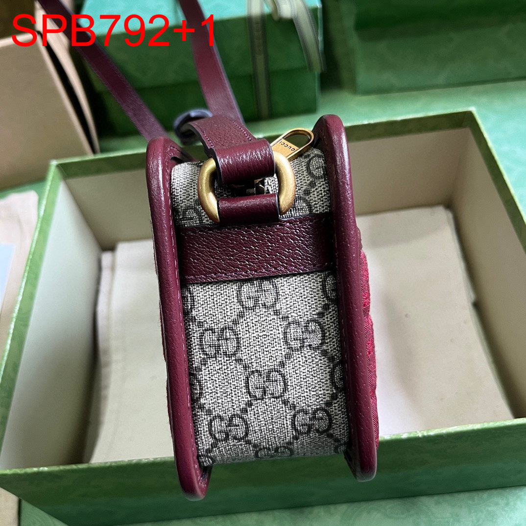 Gucci MINI GG CANVAS MINI SHOULDER BAG