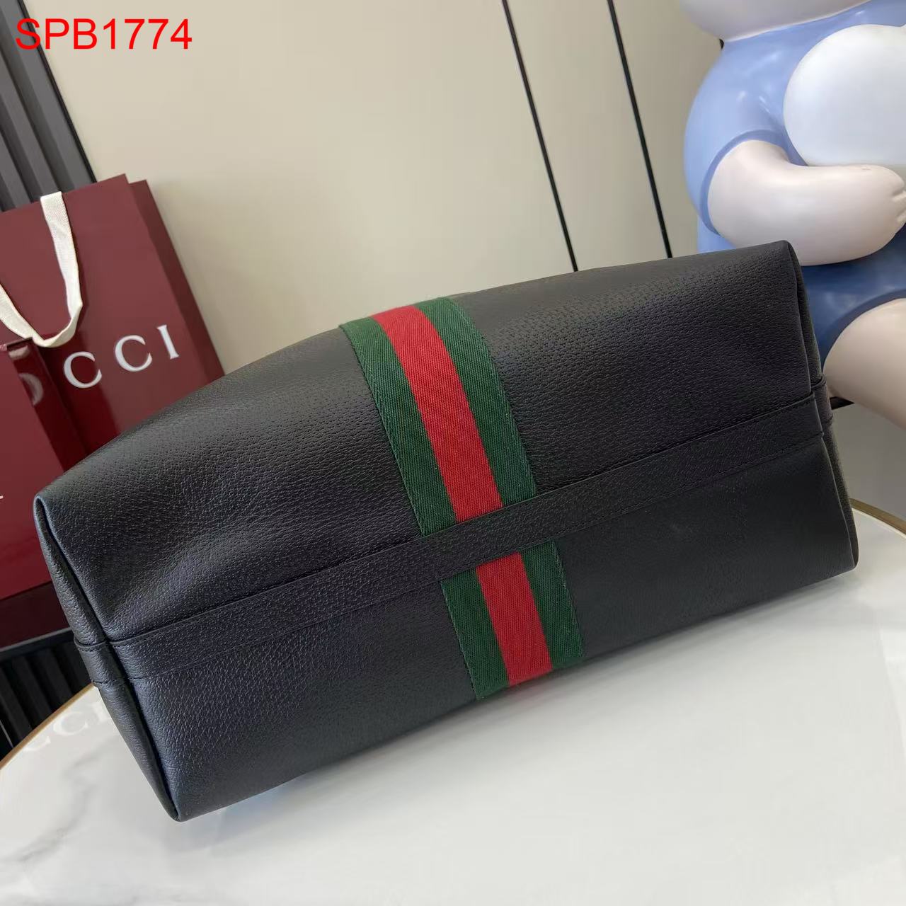 Gucci Ophidia leather large tote bag