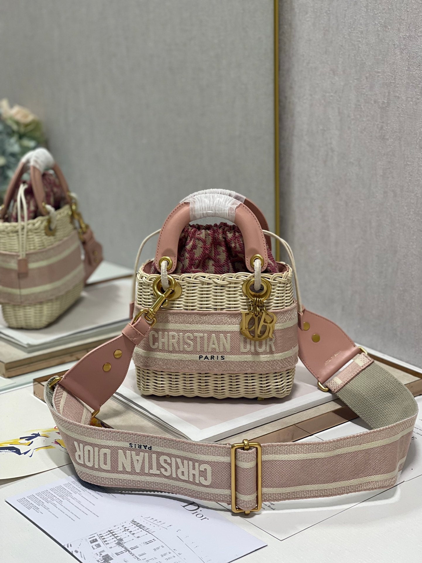 Dior Raffia Tote bag
