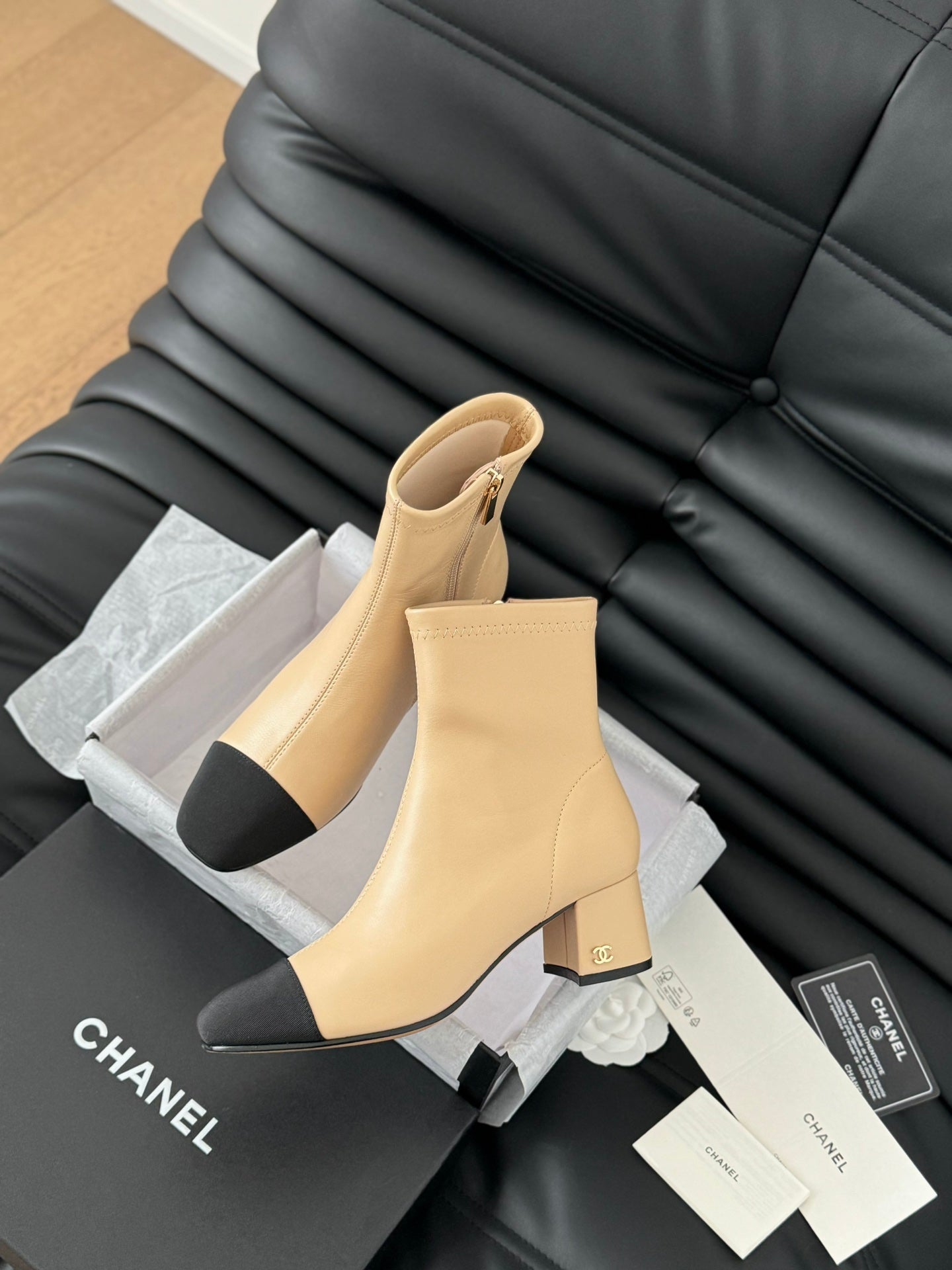 Chanel Leather Boots