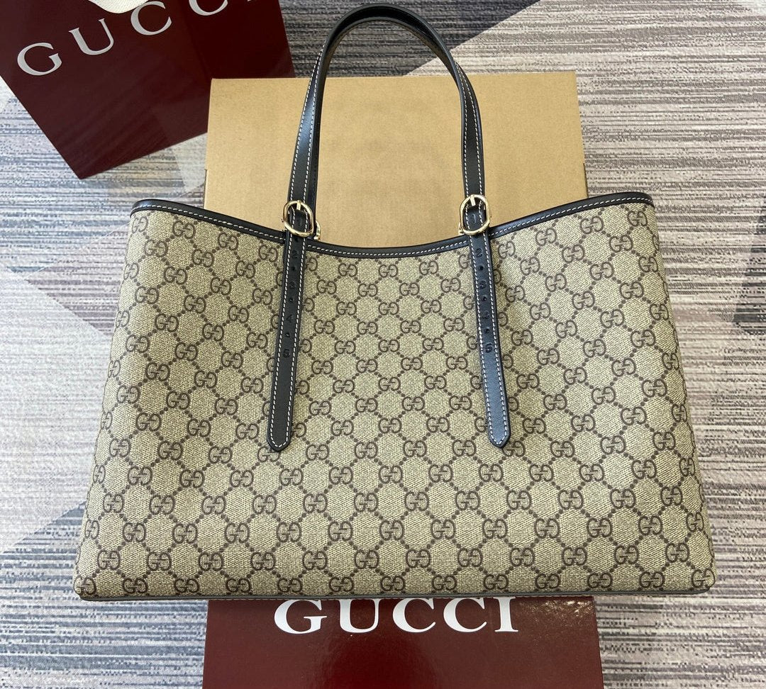 Gucci GG Emblem large tote bag