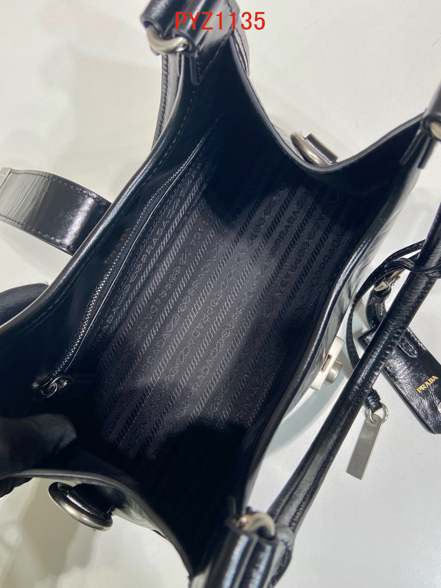 Prada Small leather tote bag