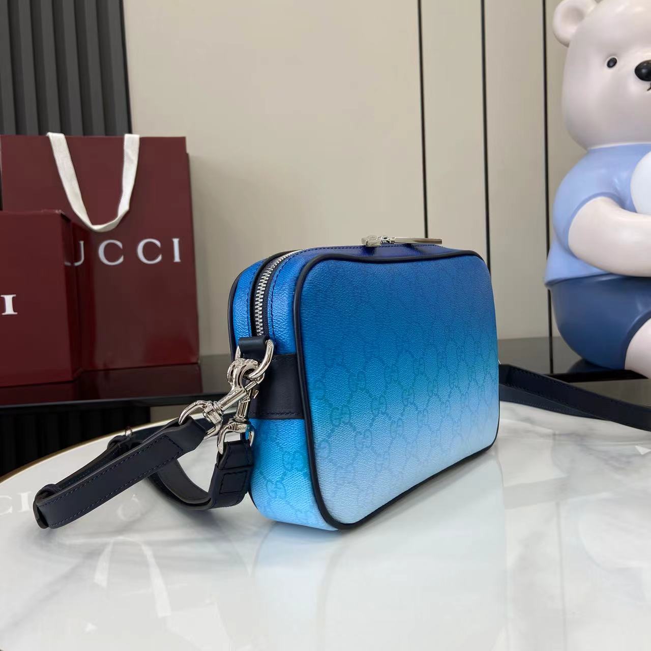 Gucci Men Chroma small crossbody bag