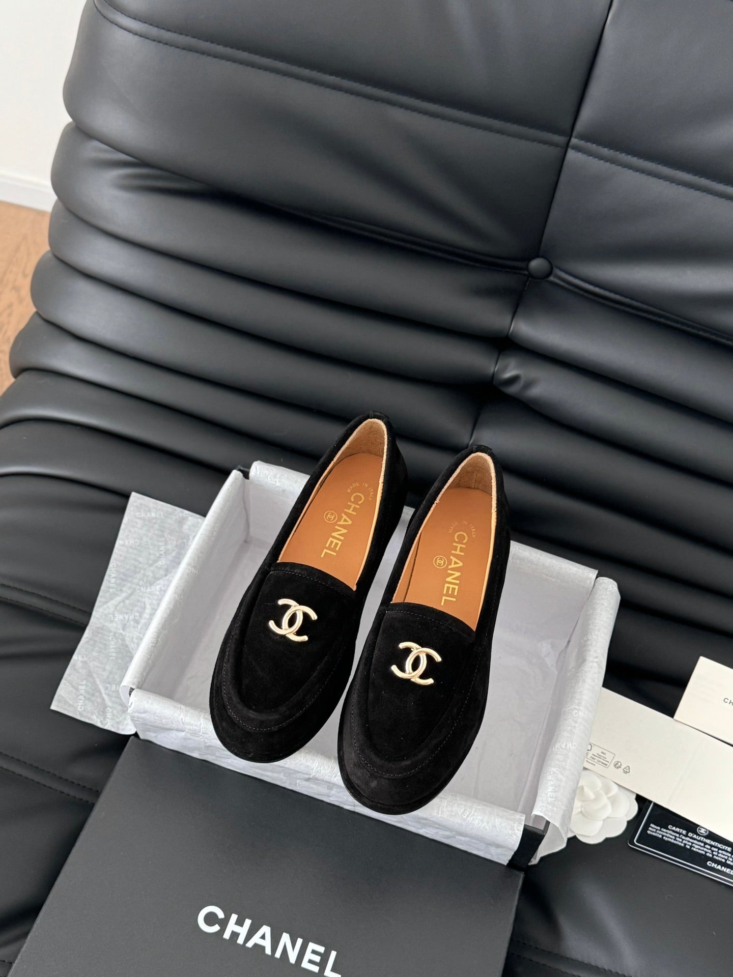 Chanel Suede Flats