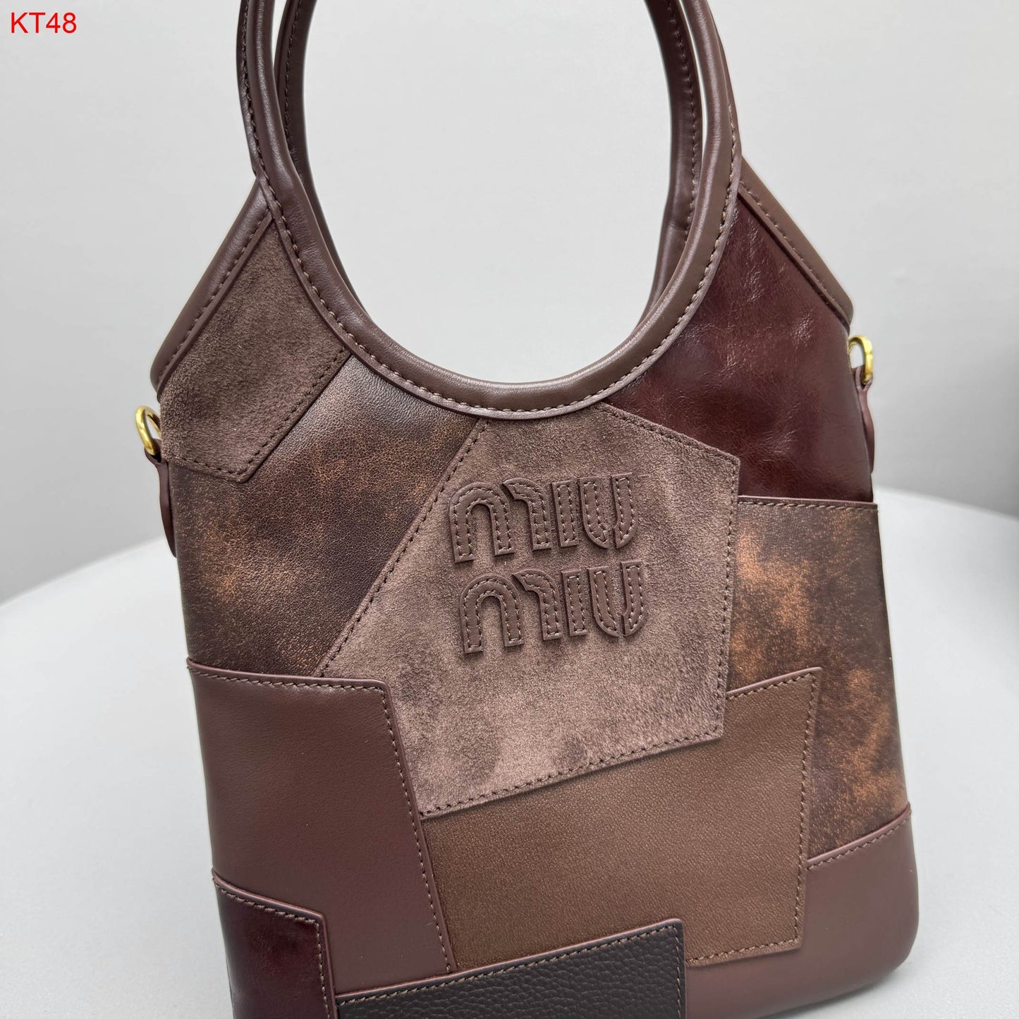 Miu Miu IVY leather patchwork bag