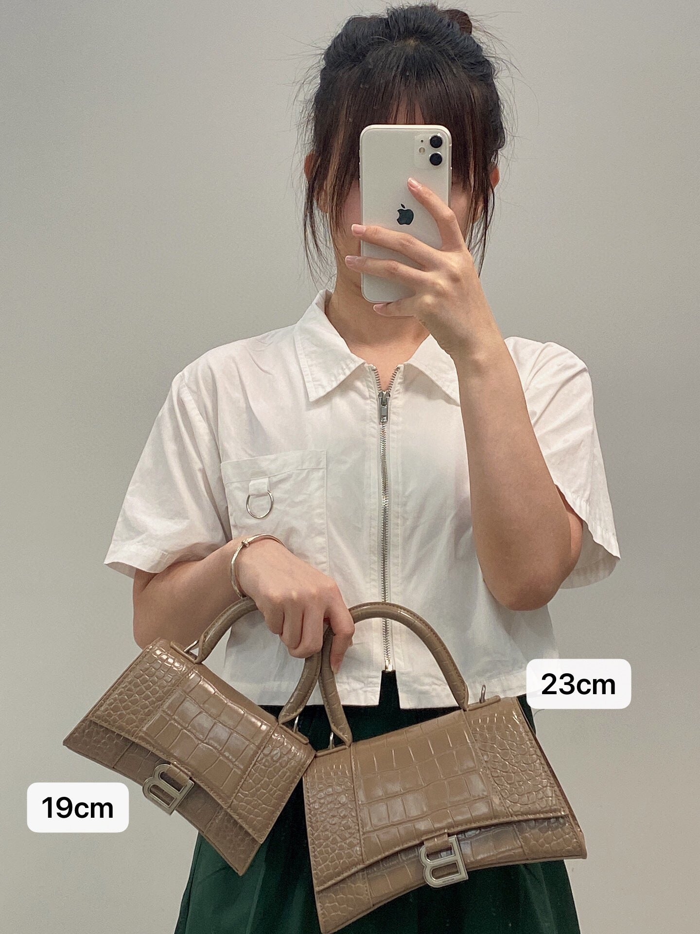 Balenciaga Hourglass 19 and 23 cm