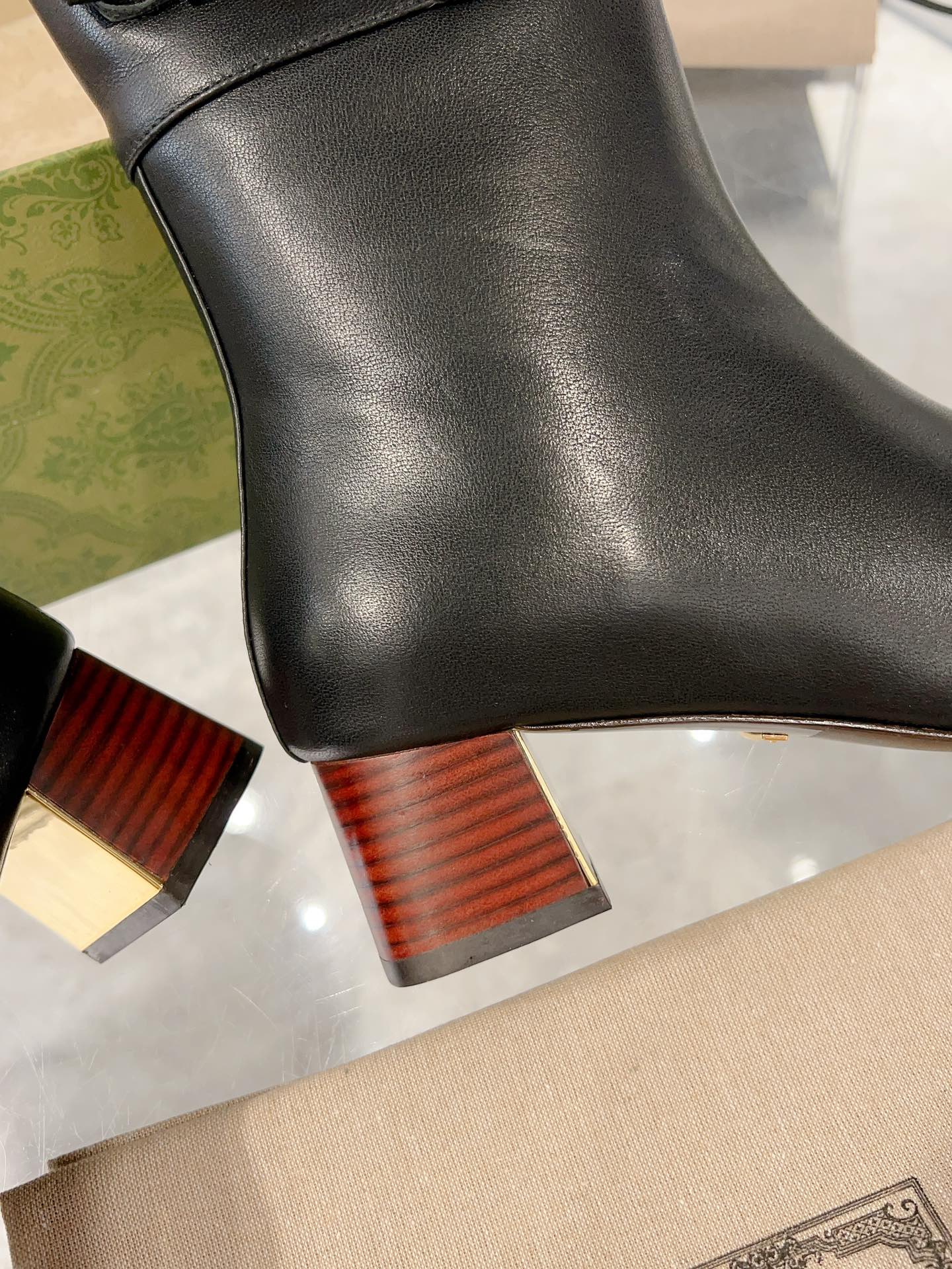 Gucci Heels Short Boots