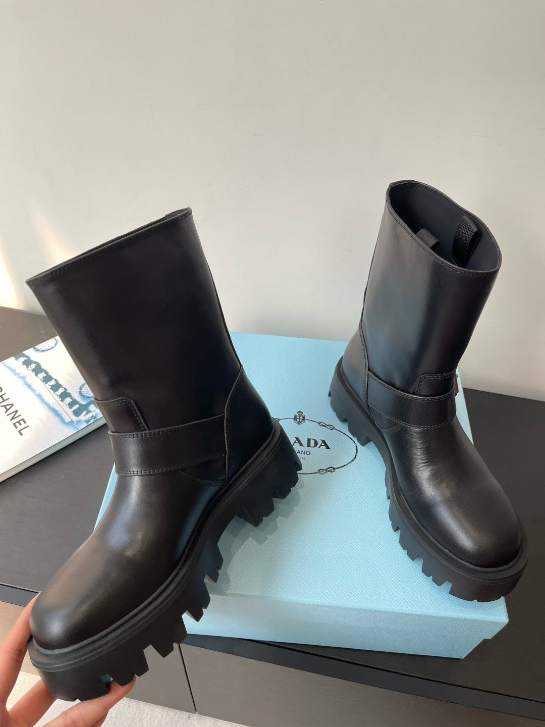 Prada Leather Boots
