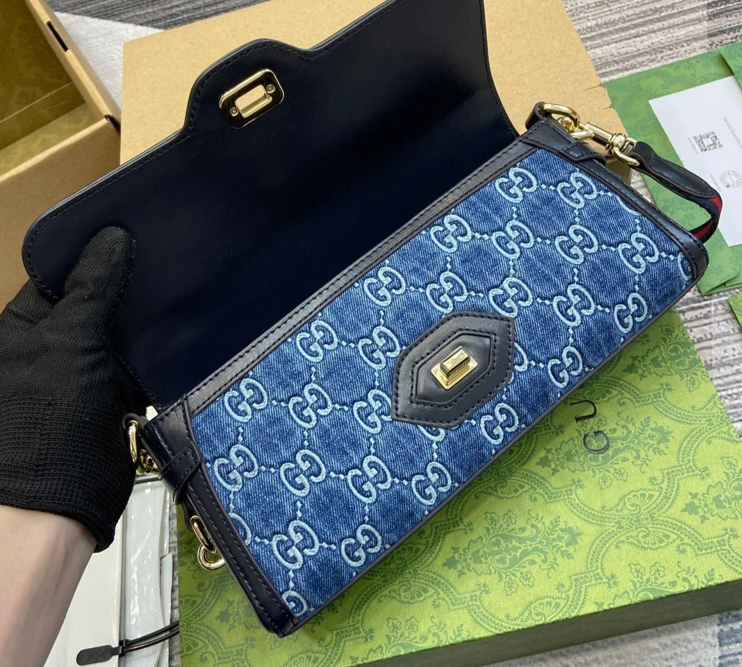 Gucci Denim Luce small bag
