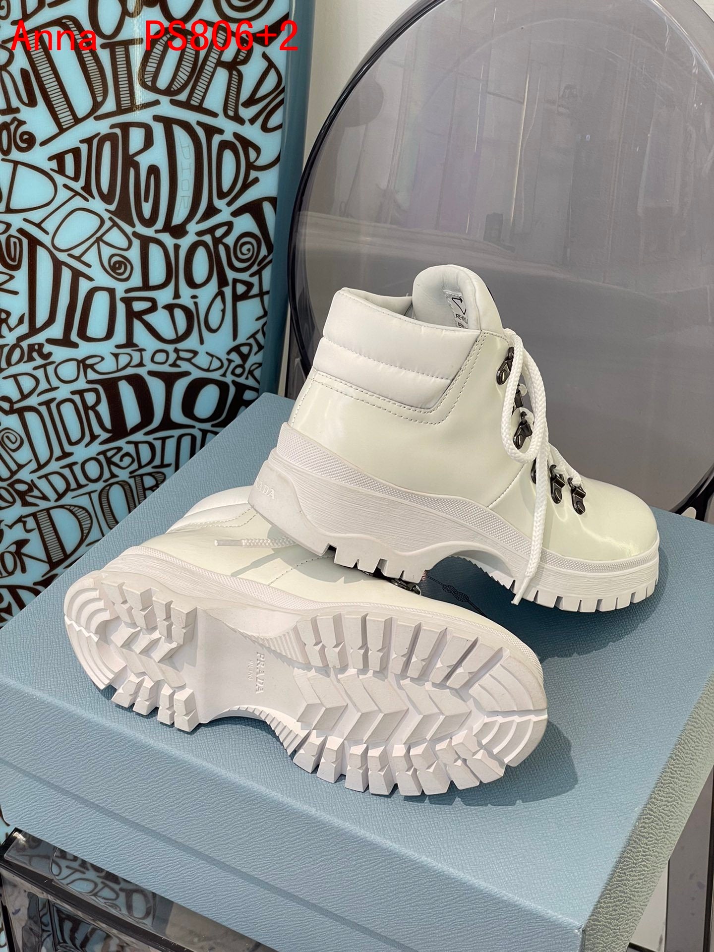 Prada Combat Shoes