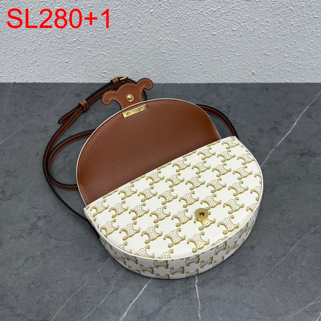 Celine Besace Cuir Triomphe