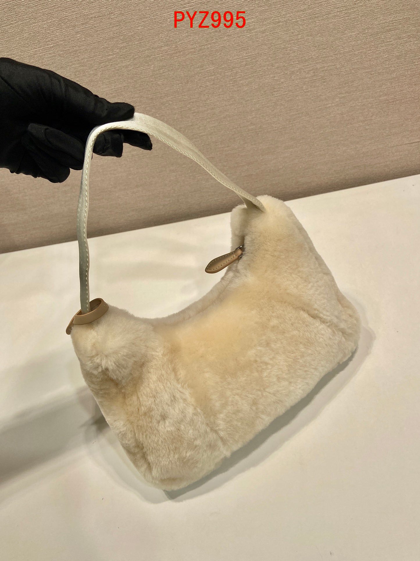 Prada Shearling Mini re edition 2000 bag