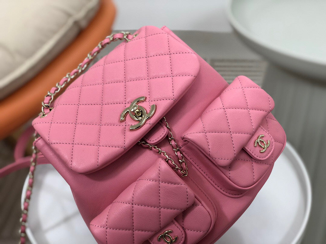 Chanel Duma Backpack Sheepskin Leather