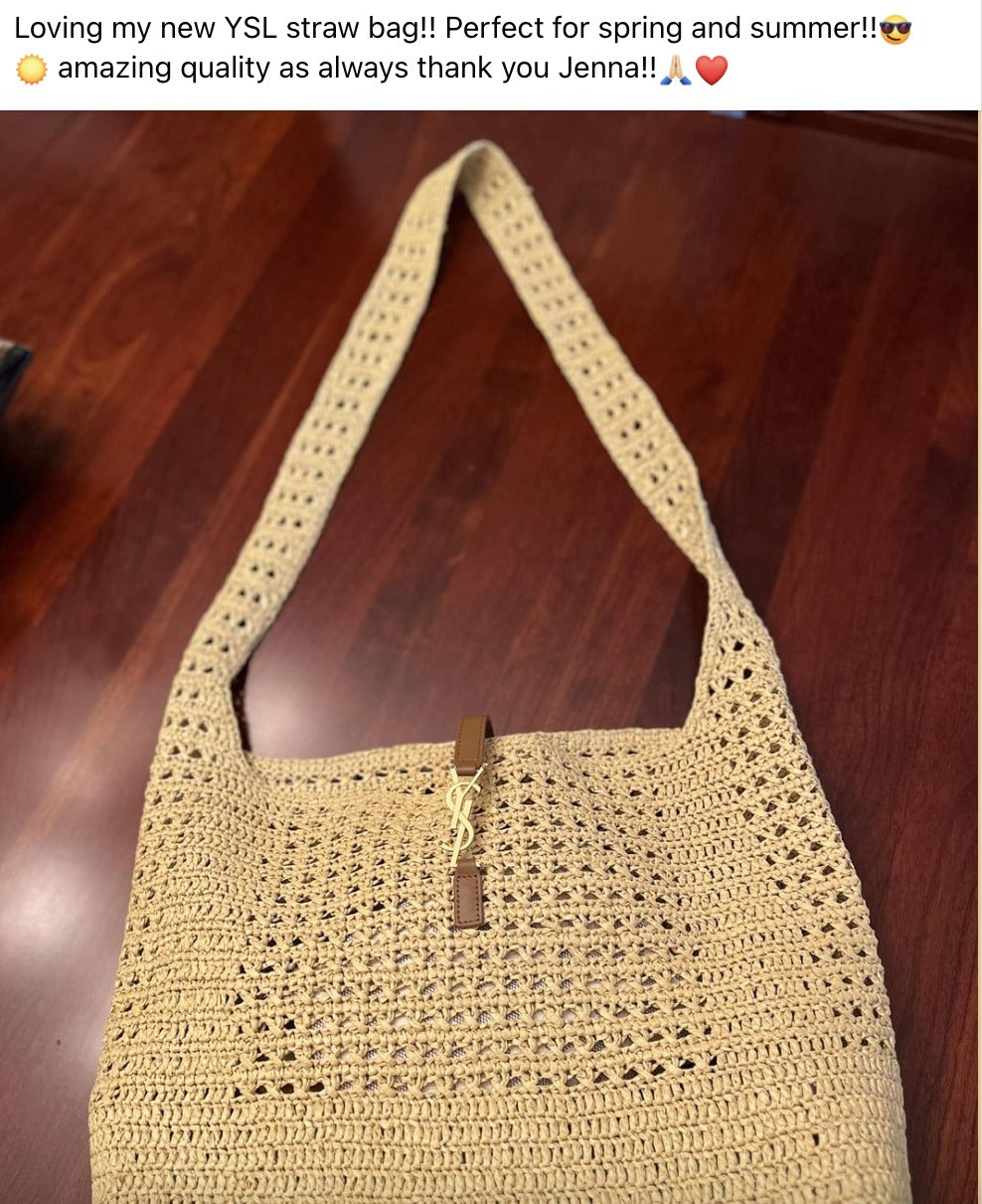 A Review of YSL Raffia Hobo Bag