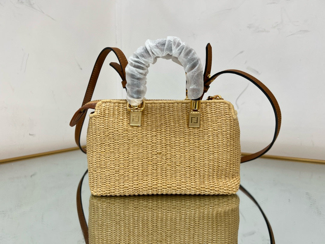 Fendi By The way straw bag
