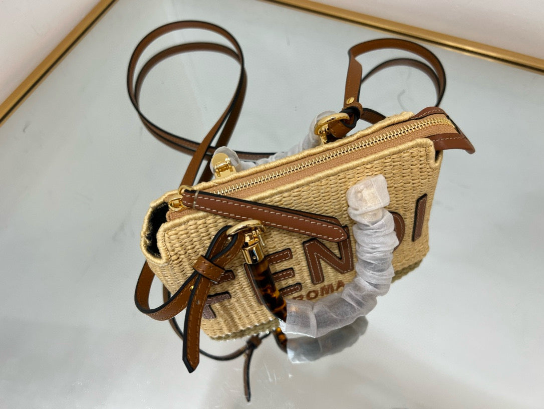 Fendi By The way straw bag