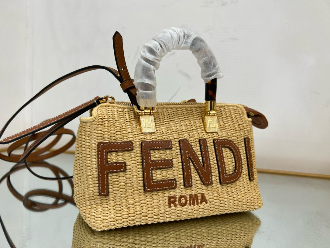 Fendi By The way straw bag