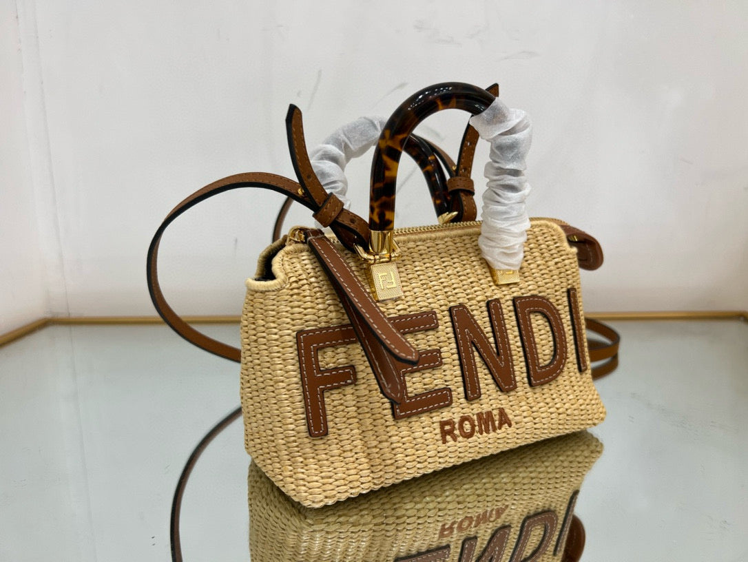 Fendi By The way straw bag