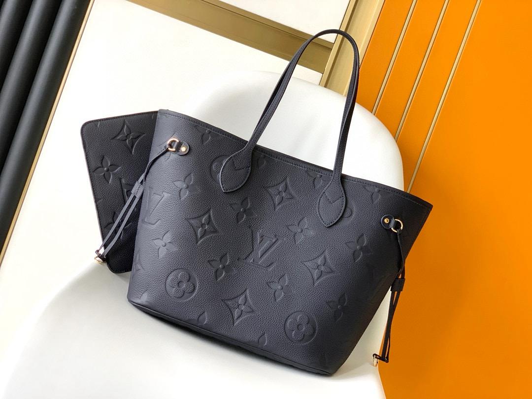Louis Vuitton Neverfull empreinte MM NAVY