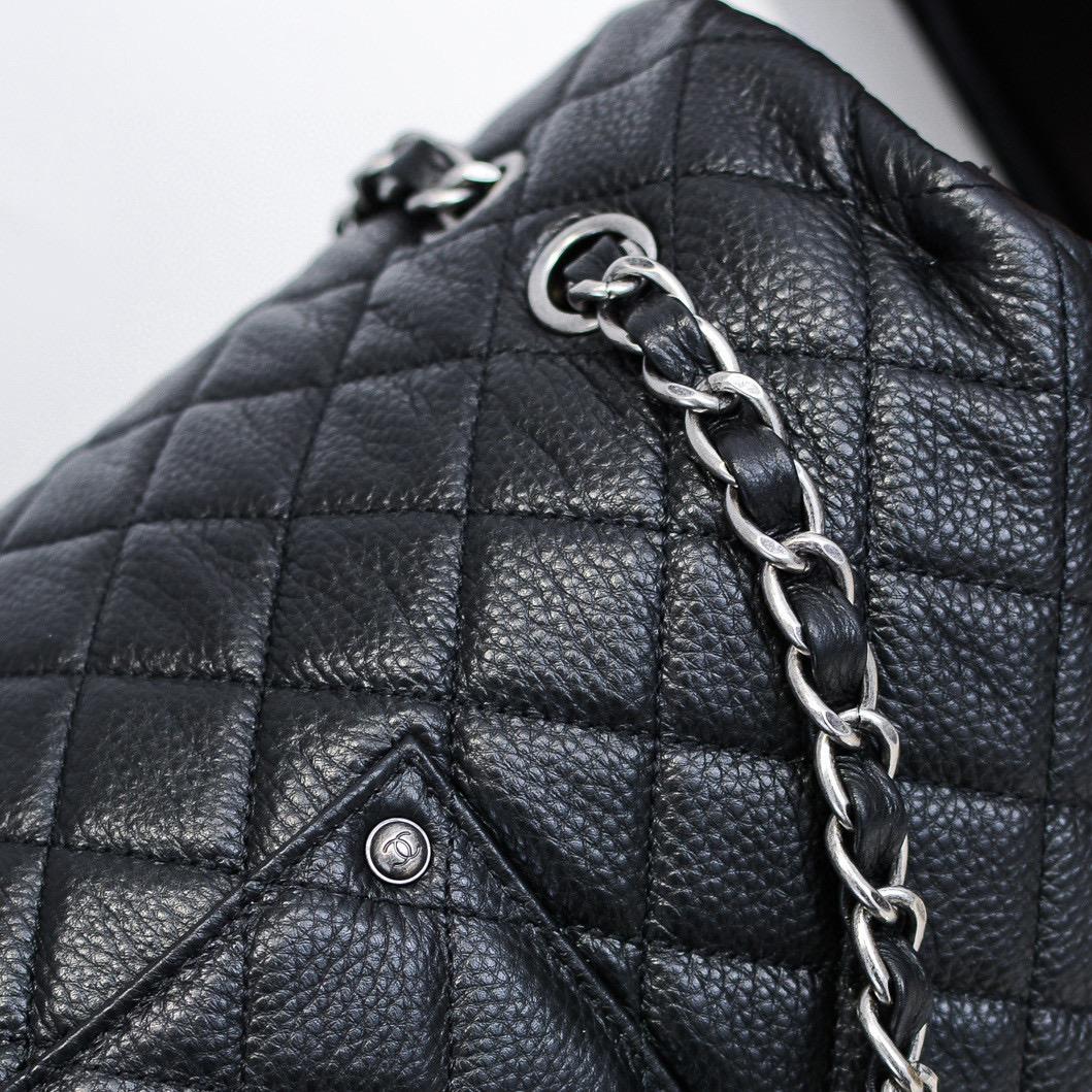 Chanel Classic Flap bag Caviar Leather XXL size
