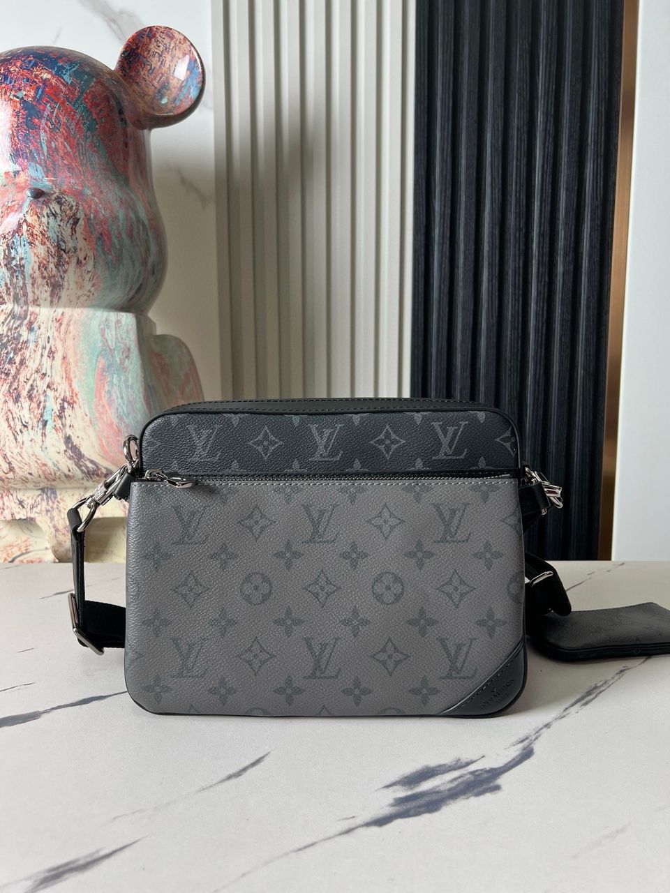Louis Vuitton Trio Messenger Monogram Eclipse canvas