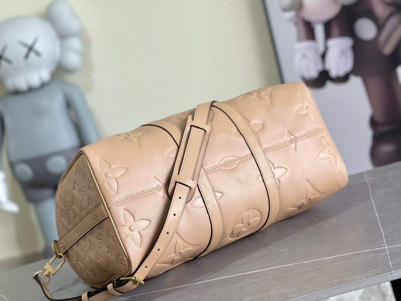 Louis Vuitton Keepall 45 Empreinte leather