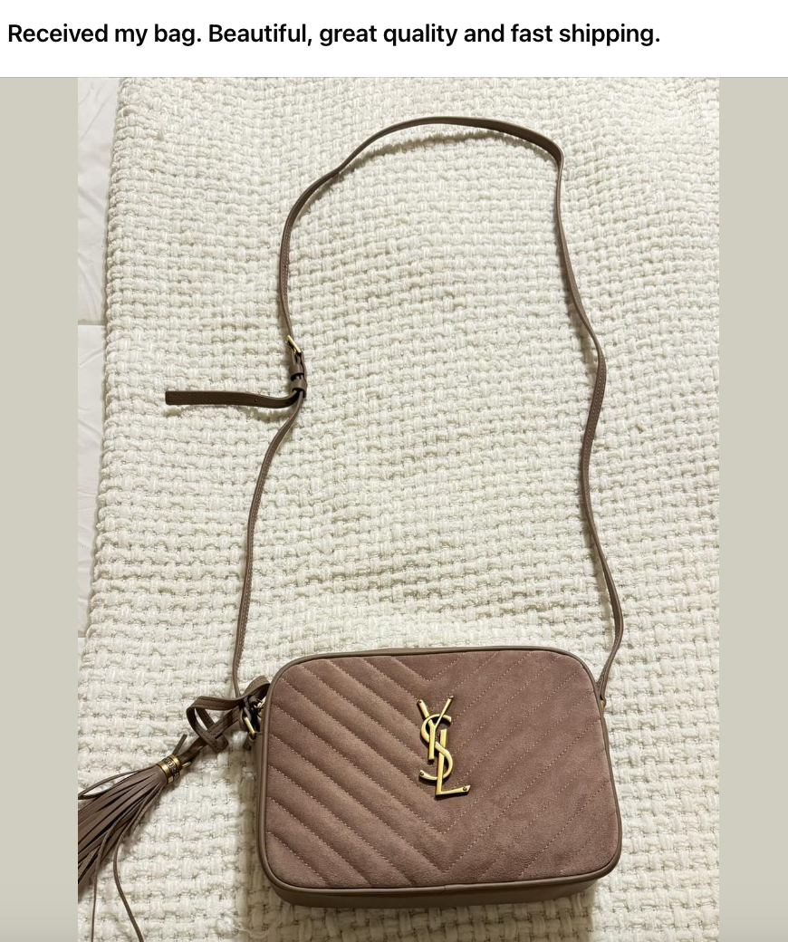A review of YSL suede Lou bag