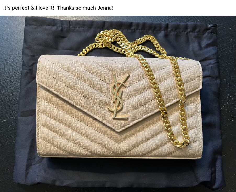A review of YSL Envelope Chain bag